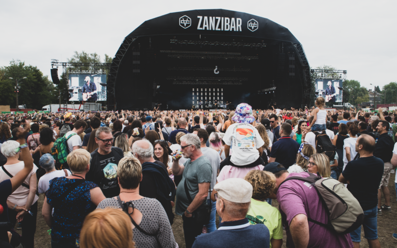 La scène Zanzibar du festival Cabaret Vert à Charleville-Mézières
