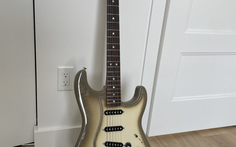 Une Fender Stratocaster (modèle Vintera II), photo d’illustration du modèle