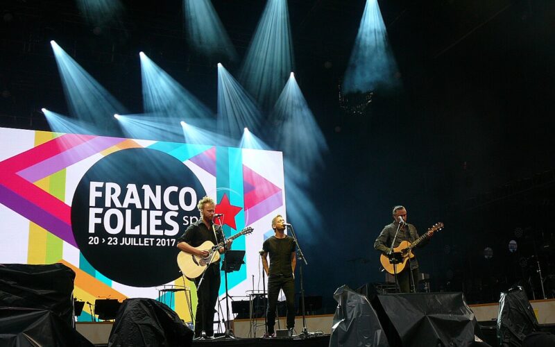 Alexandre Désilets sur scène aux Francofolies de Spa
