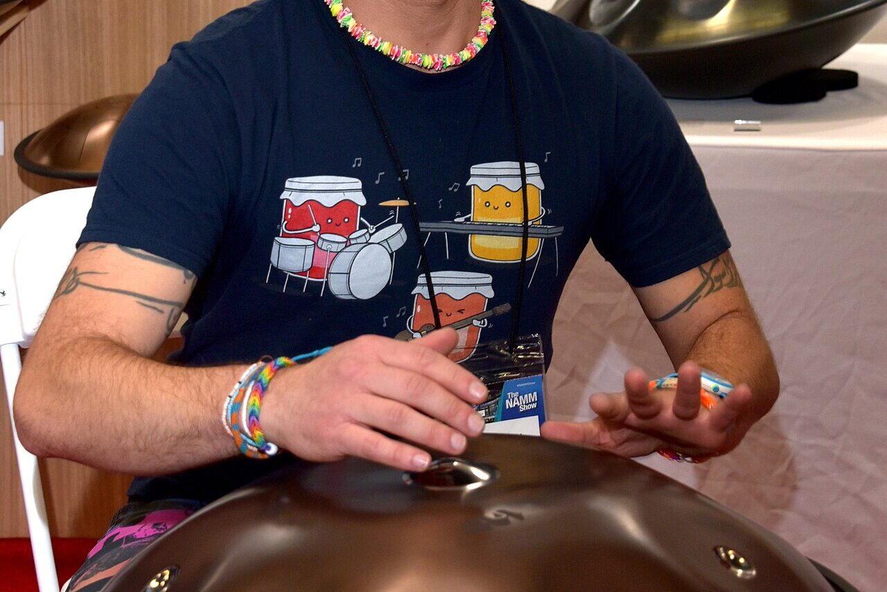 Handpans en acier
