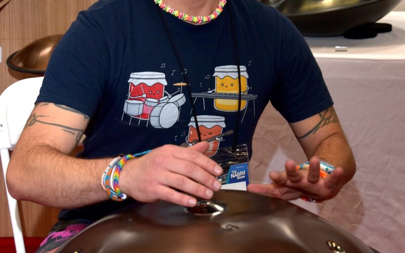 Handpans en acier