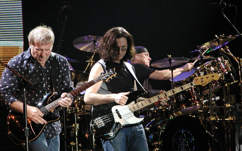 Le groupe Rush en concert