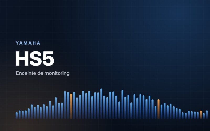 Visuel Musical Press : Yamaha HS5, enceinte de monitoring